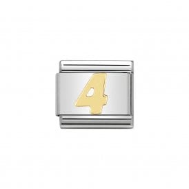 Composable Classic Link "4" Gold 030102-04