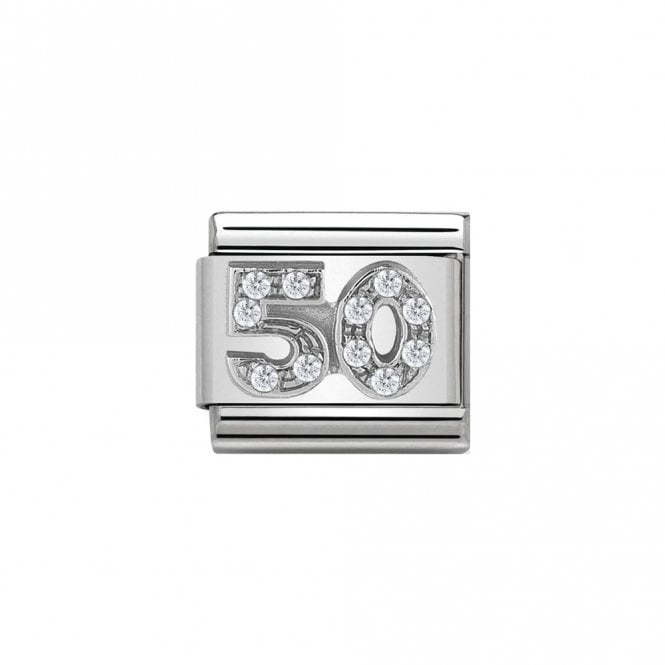 Nomination Composable Classic Link 50 Silver & CZ 330304/50