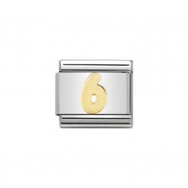 Composable Classic Link "6" Gold 030102-06