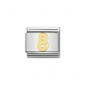 Composable Classic Link "8" Gold 030102-08