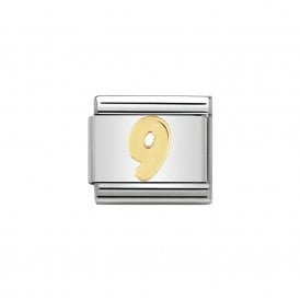 Composable Classic Link "9" Gold 030102-09