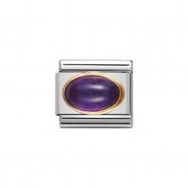 Composable Classic Link "Amethyst" Gold 030504-02
