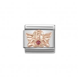 Composable Classic Link "Angel Of Love" Rose Gold CZ 430302-21