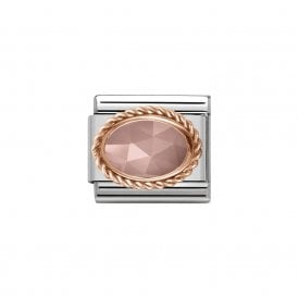 Composable Classic Link "Apricot Chalcedony" Rose Gold 430507-34