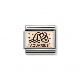 Composable Classic Link "Aquarius" Rose Gold 430112-11 