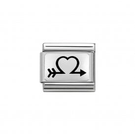 Composable Classic Link "Arrow Heart" Silver 330109-37 