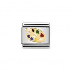 Composable Classic Link "Artist Palette" Gold 030208-04