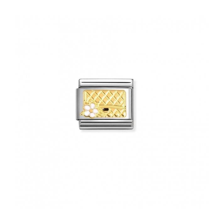 Nomination Composable Classic Link Bag with Flower 030272/94