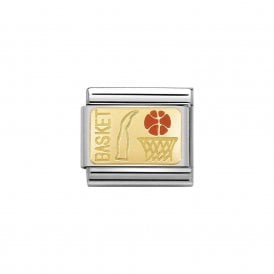 Composable Classic Link "Basketball" Gold 030287-09 