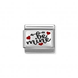 Composable Classic Link "Be Mine" Silver 330208-52 
