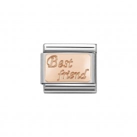 Composable Classic Link "Best Friend" Rose Gold 430108/16