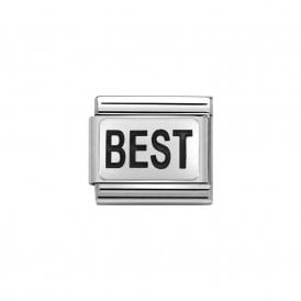 Composable Classic Link "Best" Silver  330109-27 