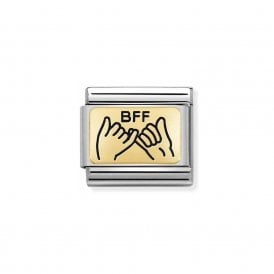 Composable Classic Link "BFF Hands" Gold 030166/04 