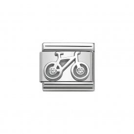 Composable Classic Link "Bicycle" Silver CZ 330311-04