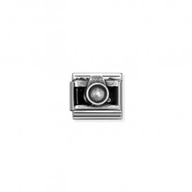 Composable Classic Link Black Camera Charm 330204/44