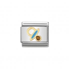 Composable Classic Link "Blue Dummy" Gold 030208-42