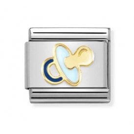 Composable Classic Link "Blue Dummy" Gold 030272-63