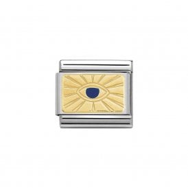Composable Classic Link "Blue Eye" Gold 030284-42 