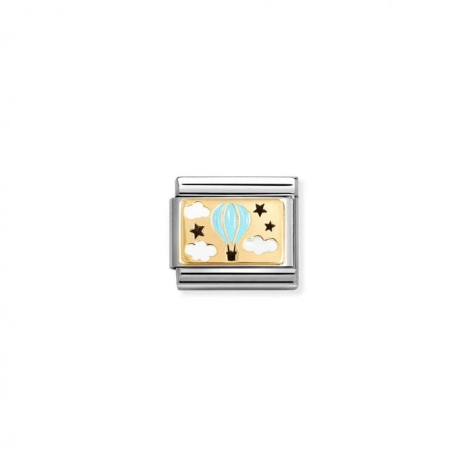 Nomination Composable Classic Link Blue Hot Air Balloon 030289/17
