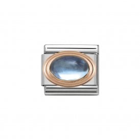Composable Classic Link "Blue Topaz" Rose Gold 430502-13