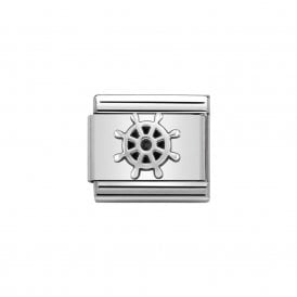 Composable Classic Link "Boat Wheel" Silver 330101/26