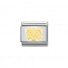 Composable Classic Link "Border Collie" Gold 030162/59