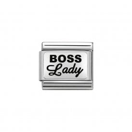 Composable Classic Link "Boss Lady" Silver 330109/35