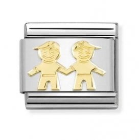 Composable Classic Link "Brothers" Gold 030162-68 