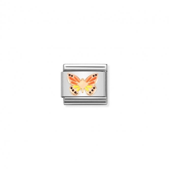 Nomination Composable Classic Link Butterfly Coloured Enamel 430202/17