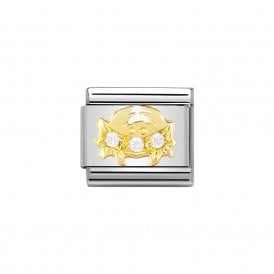 Composable Classic Link "Cancer" Gold & CZ 0302302-04