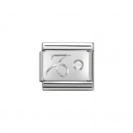 Composable Classic Link "Capricorn" Silver & CZ 330302-10