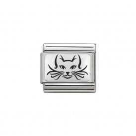 Composable Classic Link "Cats Head" Silver 330109/05