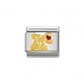 Composable Classic Link "Cats Heart" Gold 030248-13