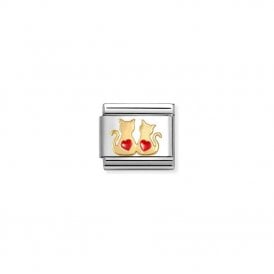Composable Classic Link Cats with Red Hearts 030285/70