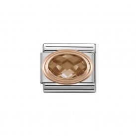 Composable Classic Link "Champagne CZ" Rose Gold 430601-024