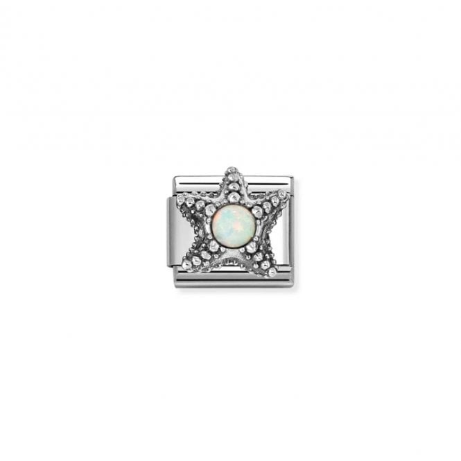 Nomination Composable Classic Link Charm Starfish White Opal 330511/05
