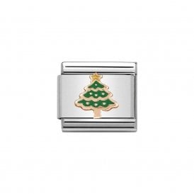 Composable Classic Link "Christmas Tree" Rose Gold 430203-05 
