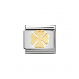 Composable Classic Link "Clover" Gold 030115-06