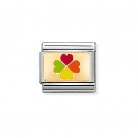 Composable Classic Link "Clover" Gold 030263-21