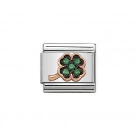 Composable Classic Link "Clover" Rose Gold CZ 430311-02