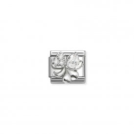 Composable Classic Link Clover White CZ CZ330322/12