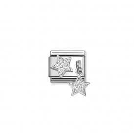 Composable Classic Link CZ Pavé Stars 1 Pendant 331817/16