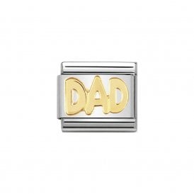 Composable Classic Link "Dad" Gold 030107-11