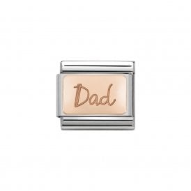 Composable Classic Link "Dad" Rose Gold 430101-32