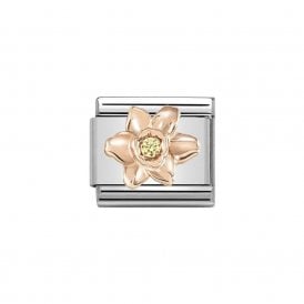 Composable Classic Link "Daffodil" Rose Gold CZ 430305-13