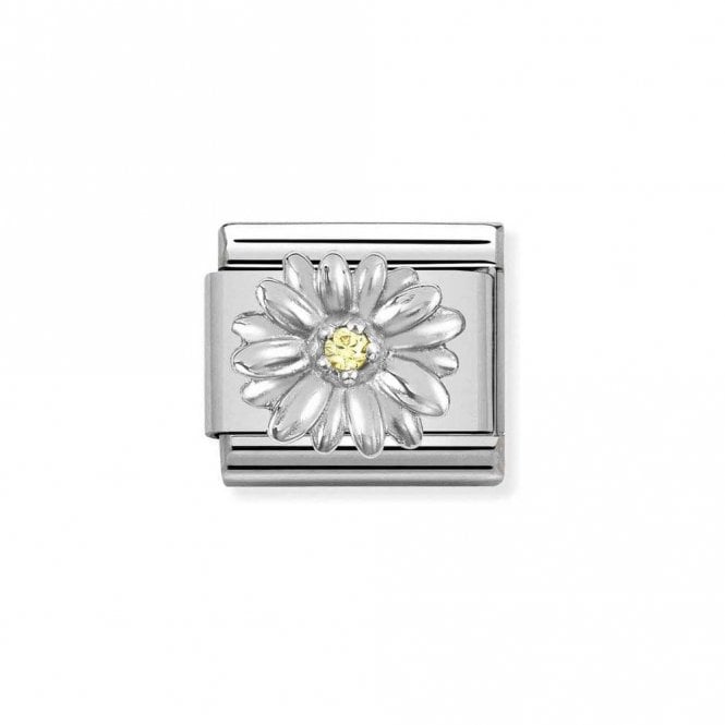 Nomination Composable Classic Link Daisy Silver CZ 330311/13
