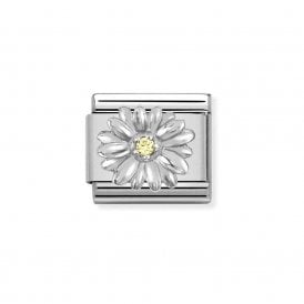 Composable Classic Link Daisy Silver CZ 330311/13
