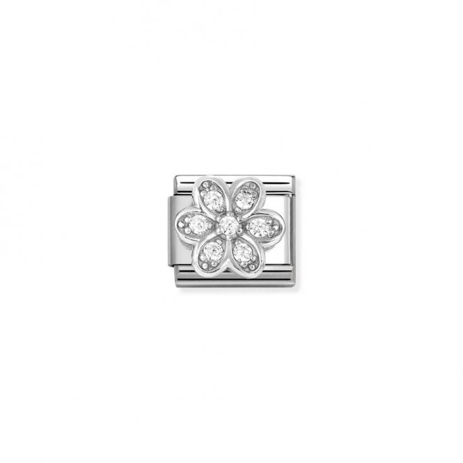 Nomination Composable Classic Link Daisy White CZ 330322/06