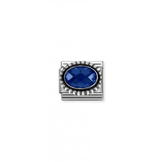 Nomination Composable Classic Link Dark Blue CZ Vintage Effect 330607/007