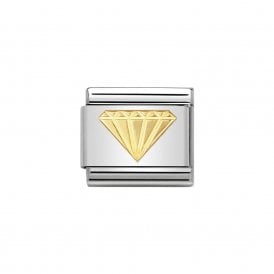 Composable Classic Link "Diamond" Gold 030115-03